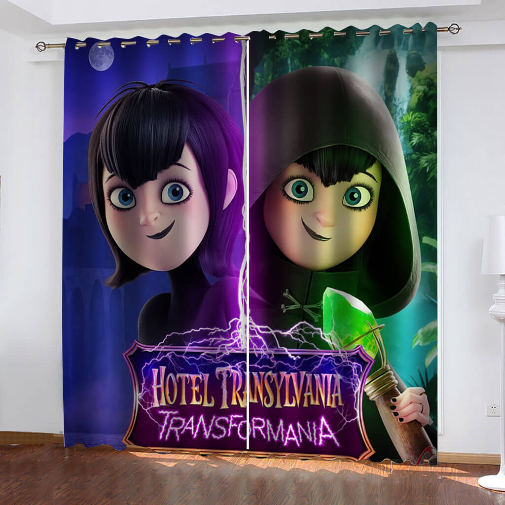 Hotel Transylvania 4 Transformania Curtains Blackout Window Drapes