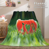 I LOVE You Bed Blanket Soft Flannel Blanket Comforter Bedding Sets - EBuycos