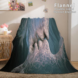 I LOVE You Bed Blanket Soft Flannel Blanket Comforter Bedding Sets - EBuycos