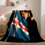 Famous Country National Flag Flannel Fleece Throw Blanket Bedding Sets - EBuycos