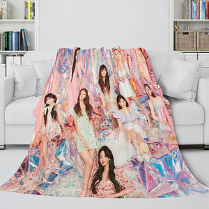 JYP Ent Twice 10th Taste of Love Album Flannel Blanket Bedding Sets - EBuycos