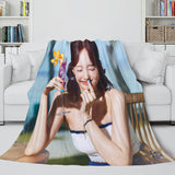 JYP Ent Twice 10th Taste of Love Album Flannel Blanket Bedding Sets - EBuycos