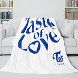 JYP Ent Twice 10th Taste of Love Album Flannel Blanket Bedding Sets - EBuycos