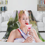 JYP Ent Twice 10th Taste of Love Album Flannel Blanket Bedding Sets - EBuycos