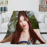 JYP Ent Twice 10th Taste of Love Album Flannel Blanket Bedding Sets - EBuycos