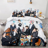 JYP Stray Kids Cosplay Soft Bedding Sets Duvet Covers Bed Sheets - EBuycos