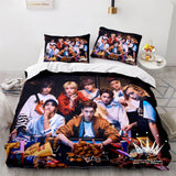 JYP Stray Kids Cosplay Soft Bedding Sets Duvet Covers Bed Sheets - EBuycos