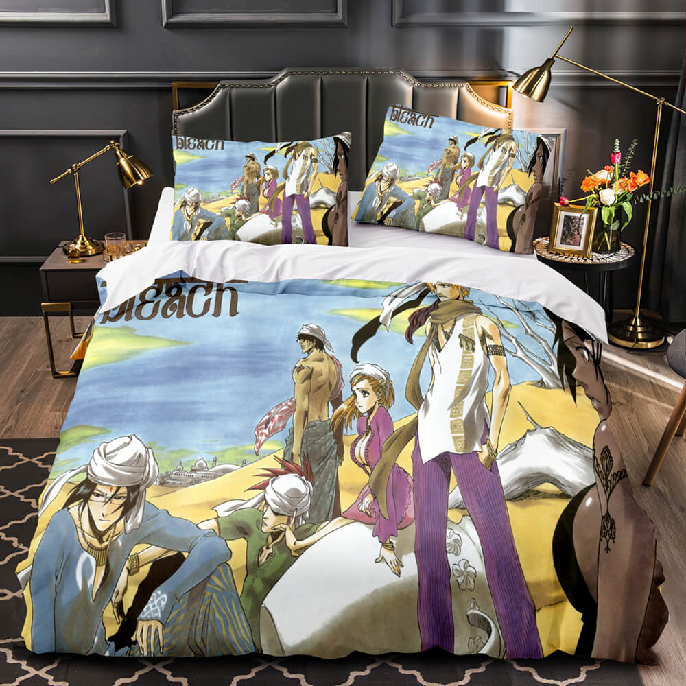 Japan Anime Cosplay Bedding Set Duvet Covers Soft Comforter Bed Sheets - EBuycos
