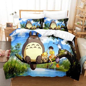 Japan Anime MY NEIGHBOR TOTORO Bedding Sets Duvet Covers Bed Sheets - EBuycos