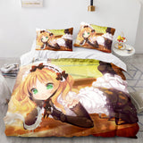 Japan Anime Maid Cosplay Bedding Sets Quilt Duvet Covers Bed Sheets - EBuycos