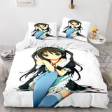 Japan Anime Maid Cosplay Bedding Sets Quilt Duvet Covers Bed Sheets - EBuycos