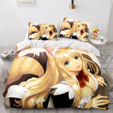 Japan Anime Maid Cosplay Bedding Sets Quilt Duvet Covers Bed Sheets - EBuycos