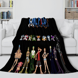 Japanese Cartoon ONE PIECE Throw Flannel Blanket Soft Cozy Bedding Use - EBuycos