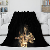 Japanese Cartoon ONE PIECE Throw Flannel Blanket Soft Cozy Bedding Use - EBuycos