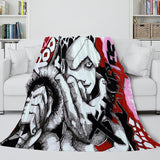 Japanese Cartoon ONE PIECE Throw Flannel Blanket Soft Cozy Bedding Use - EBuycos