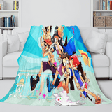 Japanese Cartoon ONE PIECE Throw Flannel Blanket Soft Cozy Bedding Use - EBuycos