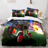 Jeep 4X4 Vehicle Off-Road Adventure Car Bedding Set Duvet Cover - EBuycos