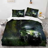 Jeep 4X4 Vehicle Off-Road Adventure Car Bedding Set Duvet Cover Sheets - EBuycos