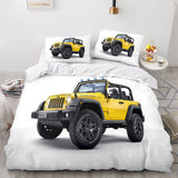 Jeep 4X4 Vehicle Off-Road Adventure Car Bedding Set Duvet Cover Sheets - EBuycos