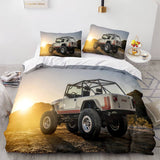 Jeep 4X4 Vehicle Off-Road Adventure Car Bedding Set Duvet Cover - EBuycos