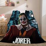 Joker Flannel Caroset Throw Cosplay Blanket Comforter Set - EBuycos