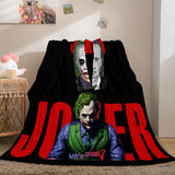 Joker Flannel Caroset Throw Cosplay Blanket Comforter Set - EBuycos