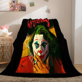 Joker Flannel Caroset Throw Cosplay Blanket Comforter Set - EBuycos