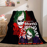 Joker Flannel Caroset Throw Cosplay Blanket Comforter Set - EBuycos