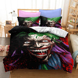 Joker Jack Napier Cosplay Bedding Set Duvet Cover Halloween Bed Sheets - EBuycos
