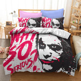Joker Jack Napier Cosplay Bedding Set Duvet Cover Halloween Bed Sheets - EBuycos