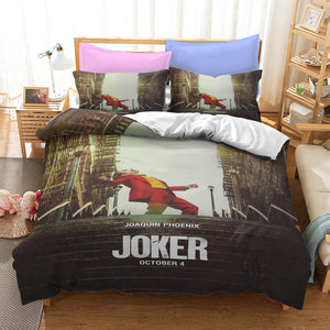 Joker Jack Napier Cosplay Bedding Set Duvet Cover Halloween Bed Sheets - EBuycos