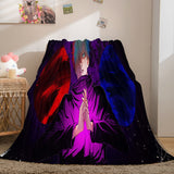 Jujutsu Kaisen Flannel Caroset Throw Cosplay Blanket Comforter Set - EBuycos