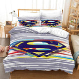 Justice League Batman Superman Bedding Set Duvet Cover Bed Sheets Sets - EBuycos