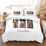 Justin Bieber Cosplay Bedding Set Duvet Cover Comforter Bed Sheets - EBuycos