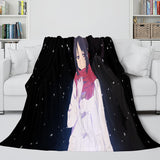 Kimi no Na Wa Cosplay Flannel Blanket Throw Comforter Bedding Sets - EBuycos