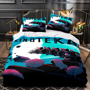 Kinoteka Bedding Set Duvet Cover Quilt Bed Sets - EBuycos