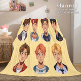 Kpop BTS Butter Bangtan Boys Cosplay Flannel Blanket Bedding Sets - EBuycos