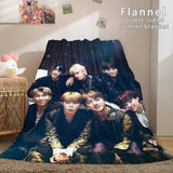 Kpop BTS Butter Bangtan Boys Cosplay Flannel Blanket Bedding Sets - EBuycos