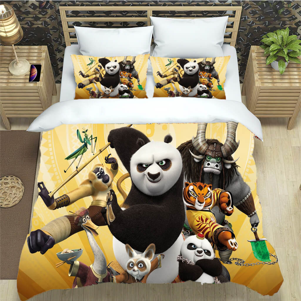 Kung Fu Panda The Dragon Knight Bedding Set Quilt Cover Without Filler