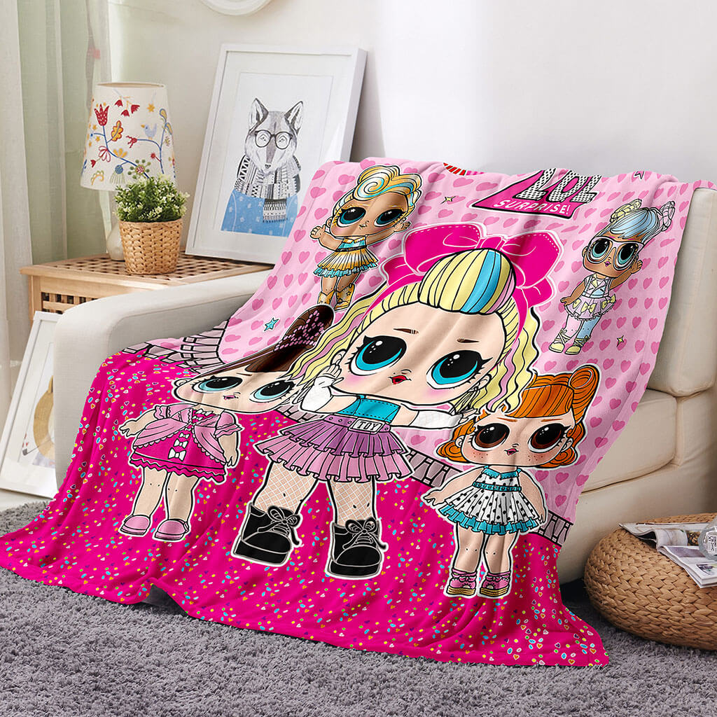 L.O.L Surprise Blanket Flannel Fleece Throw Blanket Room Decoration