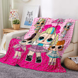 L.O.L Surprise Blanket Flannel Fleece Throw Blanket Room Decoration