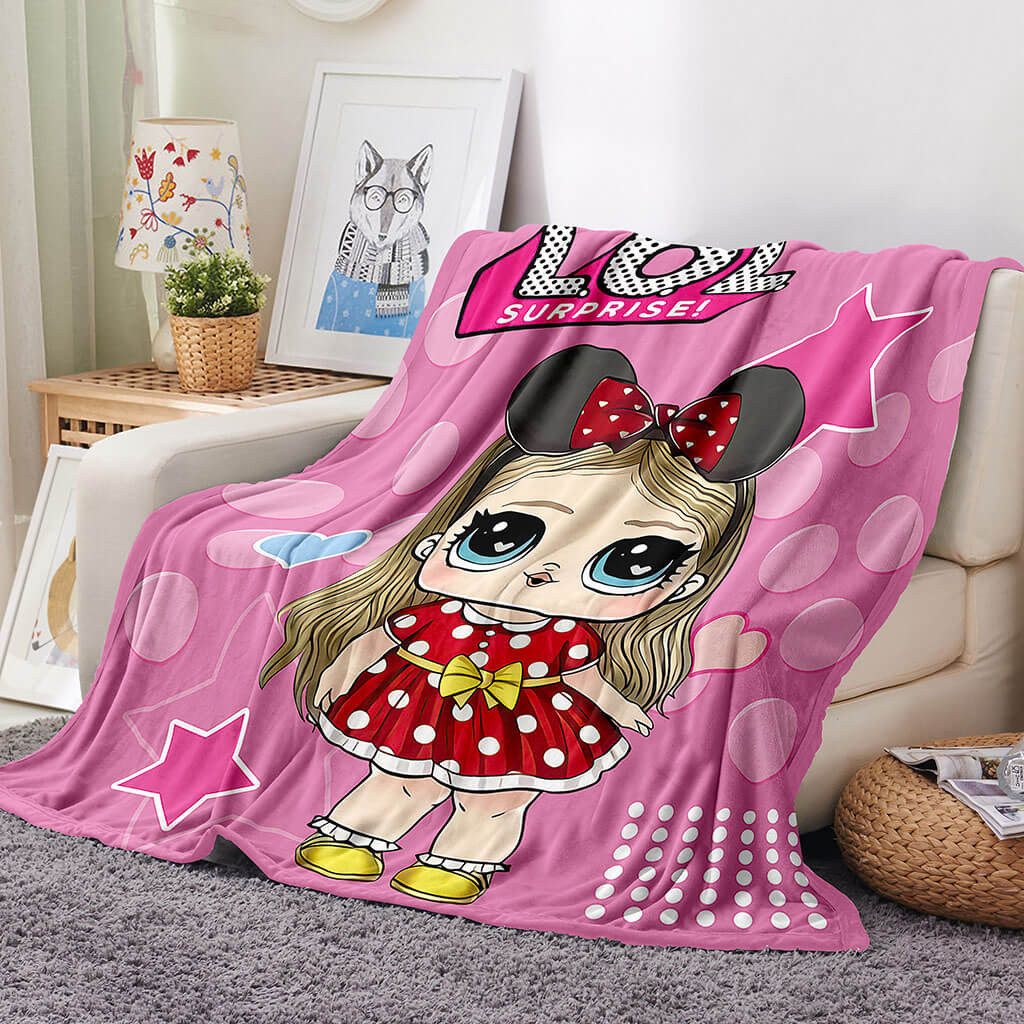 L.O.L Surprise Blanket Flannel Fleece Throw Blanket Room Decoration