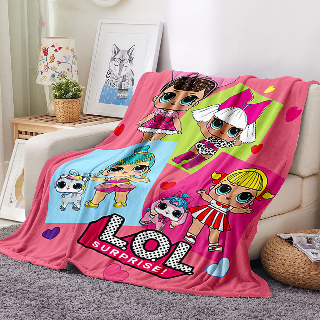 L.O.L Surprise Blanket Flannel Fleece Throw Blanket Room Decoration