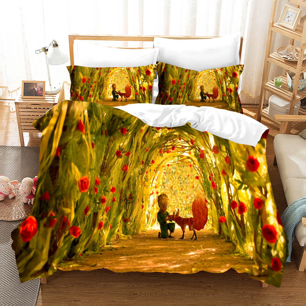 Le Petit Little Prince Cosplay Bedding Set Duvet Covers Bed Sheets - EBuycos