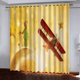 Le Petit Prince Pattern Curtains Blackout Window Drapes