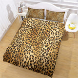 Leopard Print Bedding Set Quilt Cover Without Filler