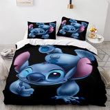Lilo and Stitch Cosplay Bedding Set Quilt Duvet Covers Bed Sheets Sets - EBuycos