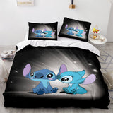 Lilo and Stitch Cosplay Comforter Bedding Set Duvet Covers Bed Sheets - EBuycos