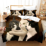 Lovely Animal Pet Cats Bedding Set Quilt Covers Without Filler