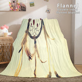 Magical Dream Catcher Flannel Fleece Reversible Sherpa Throw Blanket - EBuycos